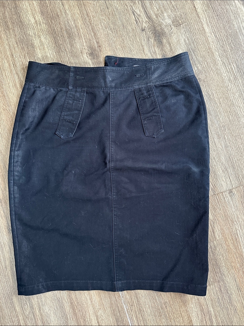 Classic Black Pencil Skirt - Women's Tailored Work Skirt